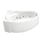 Асимметричная акриловая ванна BAS Флорида 160x90 с гидромассажем L/R