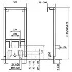 Инсталляция SANIT Инсталяция для биде SANIT 995 (985 мм)