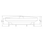 Прямоугольная акриловая ванна Aquatika Ультра