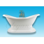 Чугунная ванна на подиуме Elegansa Diana