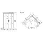 Душевая кабина Timo TL-1503