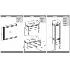Набор мебели Opadiris Фреско 100 светлый орех